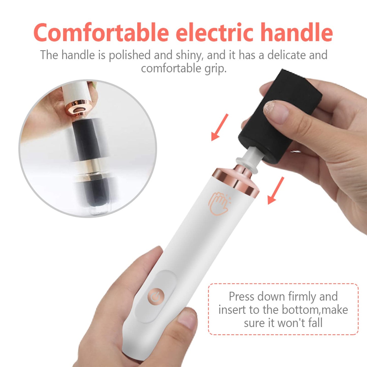 Glue Shaker for Eyelash Extensions, Eenten Nail Lacquer Shaker with 2 Connectors and 6 Sizes of Caliber Portable Electric Lash G