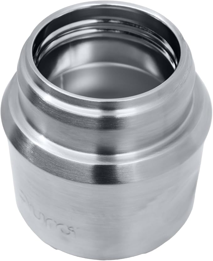 Pura Lunch Insulated Stainless Steel Jar - Kitchen Food Storage Containers with Lids for Hot Lunch or Cold Food - Portable, Zero BPA, Zero Plastic & Easy to Clean for All Ages - 9 oz