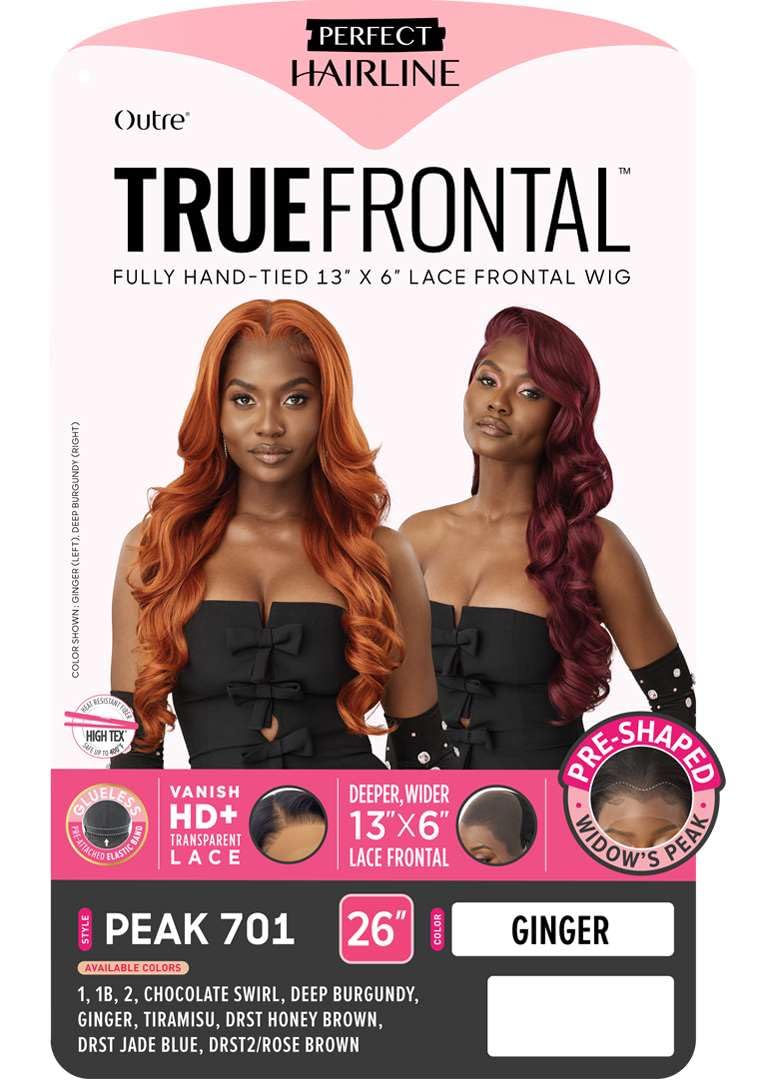 Outre Lace Front Wig - Perfect Hair Line 13X6 - True Frontal - Peak 701 (DRST JADE BLUE)