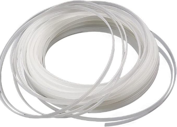 Yalulu 10 Meters Roll of 1/5" Wide Clear Plastic Boning, Plastic Boning for Sewing Corsets, Nursing Caps, Bridal Gowns, Ev...