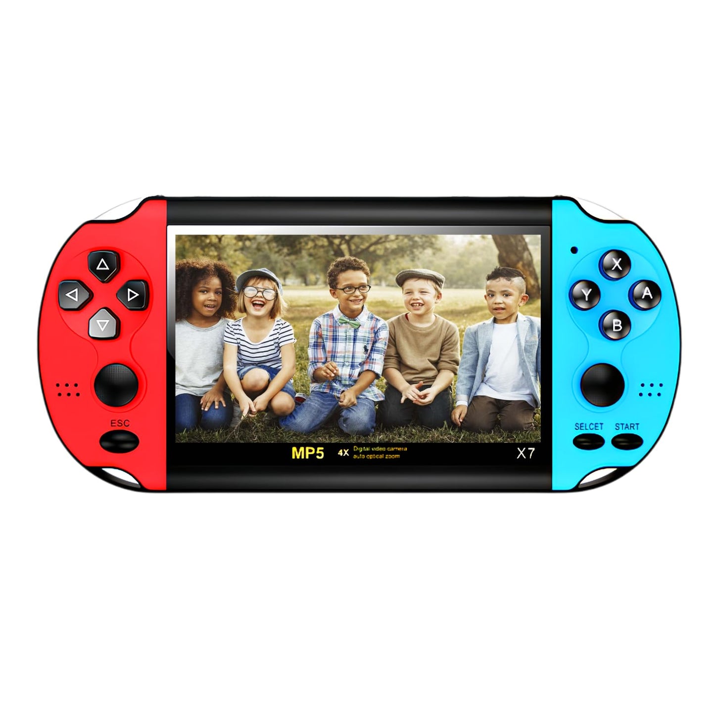 TAQY 4.5 Inch Retro Game Console Multiple Simulators Built-in Free 3000 Games Support Video/Music Portable Children's Puzzle Device/Toys Electronic Game Kid's Travel Companion