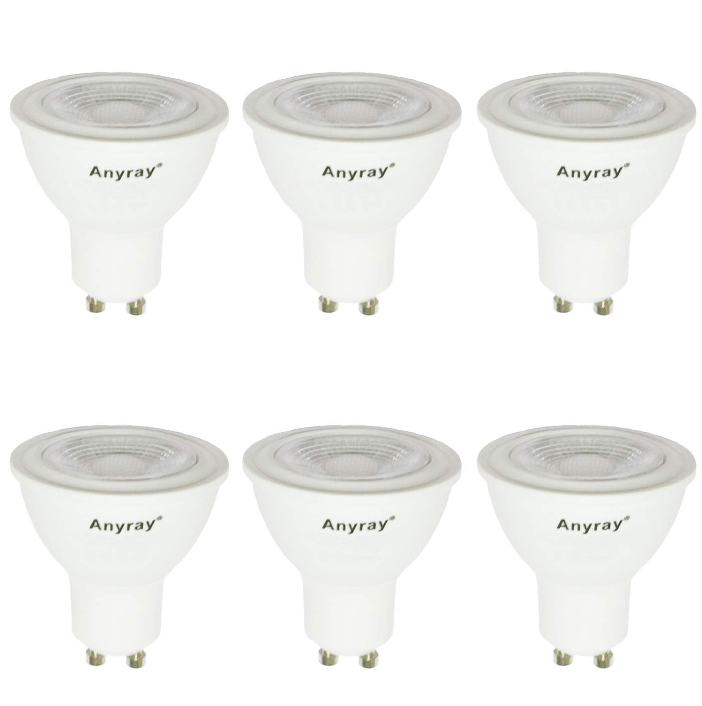 Anyray LED Light Bulbs 5W Replacement for Range Hood Kitchen, 6-Bulbs, Copper