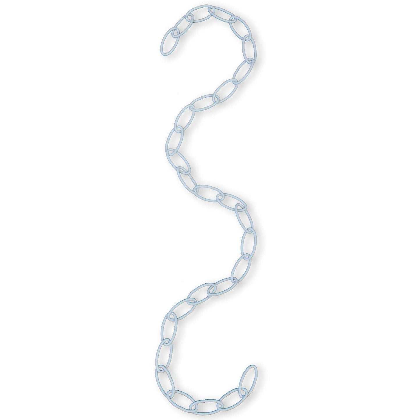 Blue Donuts Chain Extension, Strong Hold, 36 Inches Long, Powder Coated White, Model BD1701163