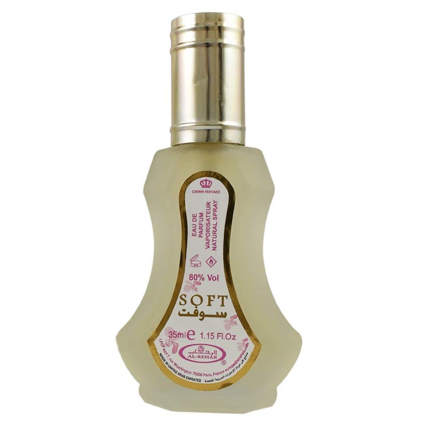 Al Rehab Soft Eau de Parfum Spray for Women, 1.18 Ounce / 35ml