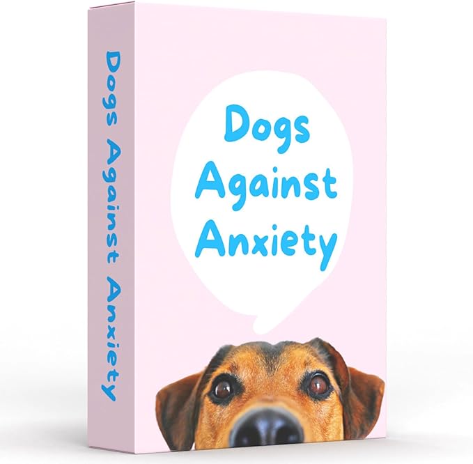 Dogs Against Anxiety Cards - 50 Cards by Catchyourdreams for Self Care and Stress, Mindfulness Affirmations Gifts for Women Dog Lover Gifts (Dogs Against Anxiety)