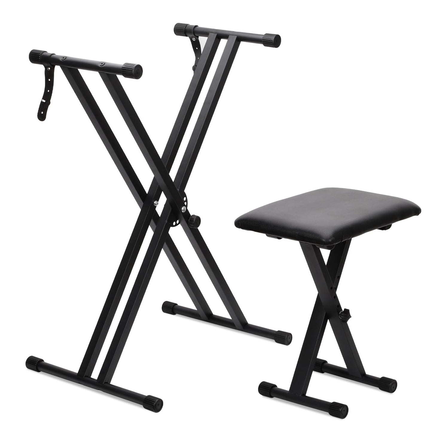 Jdfdexc Keyboard Stands And Bench Setable & Portable Digital Piano Stand With Locking Straps