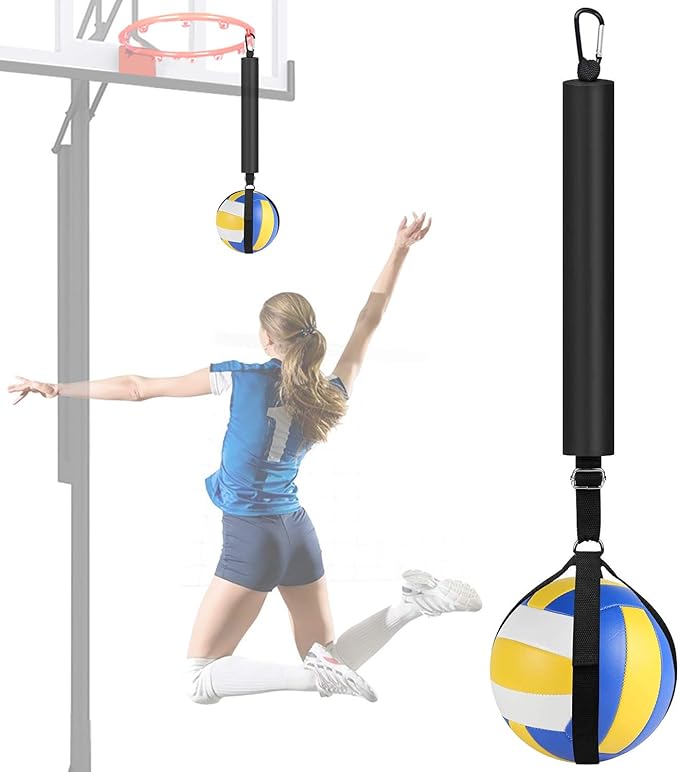 TOBWOLF Volleyball Spike Trainer, Elastic Self-Training Volleyballs Resistance Band, Volleyball Equipment Training Aid Imp...