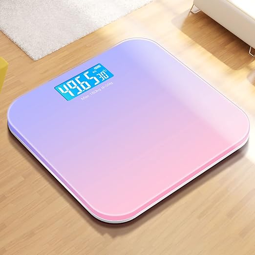 Weight Scales Bathroom, Smart Scale for Body Weight Accurate Measurement, Tempered Glass Digital Bathroom Scale, Weight Sc...