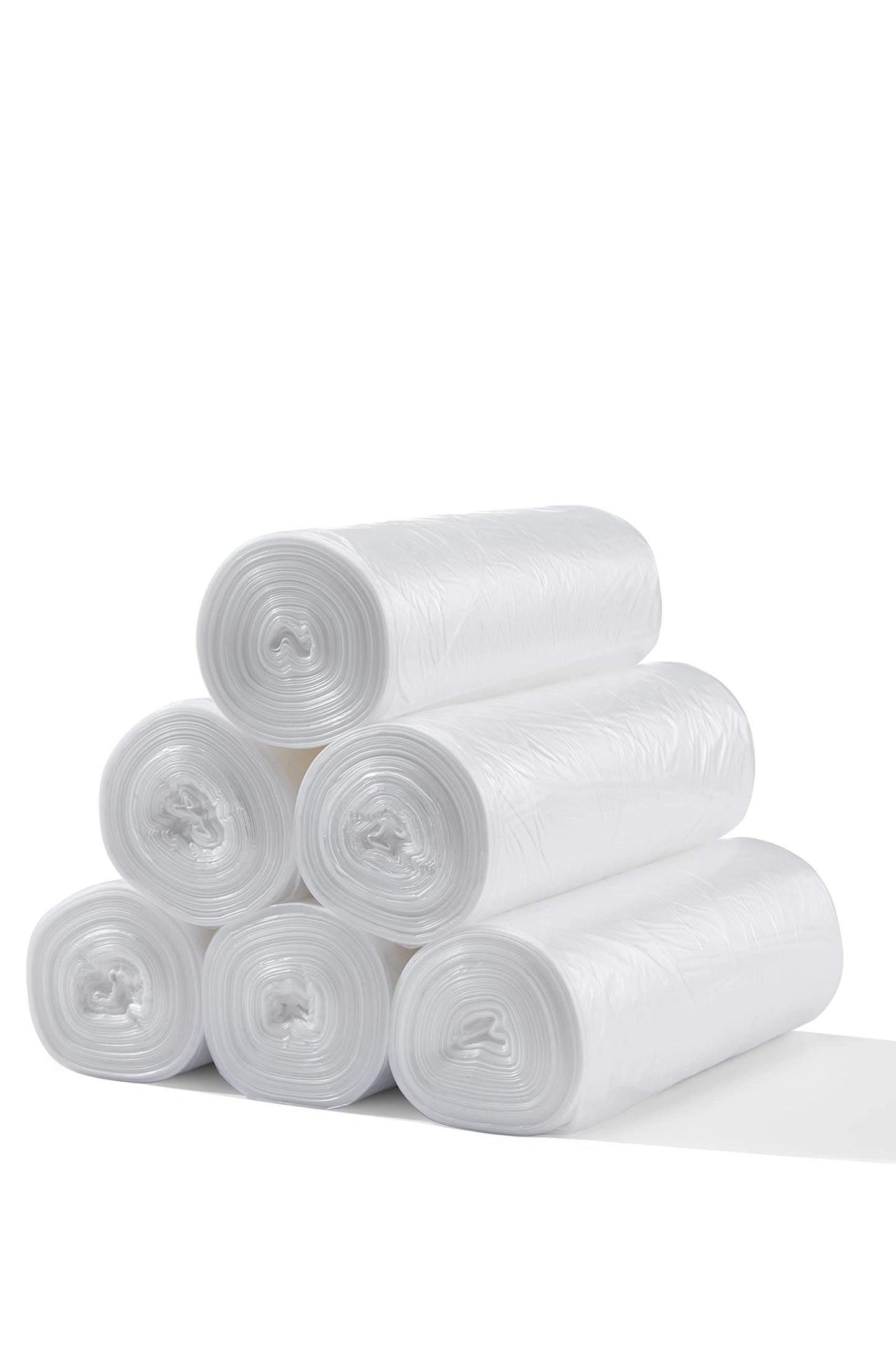 TYPLASTICS 20-30 Gallon Clear Trash Can Liners - 30" x 37" - High Density Garbage Bags - Case of 500 - Multipurpose for Office, Outdoor, Recycling, Industrial and Commercial