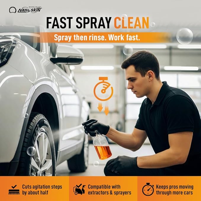 Nanoskin MULTI CLEAN All Purpose Concentrated Cleaner 16 Oz. – Removes Dirt, Grease & Stains on Counters, Carpet, Floors, Fabric, Equipment & Vehicles | Use with Sprayers, Scrubbers, Washers & More