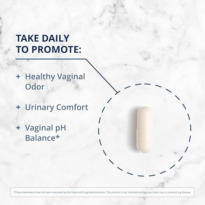 Metagenics UltraFlora Women's Probiotics for Vaginal Health - Support Microflora & Urinary Comfort - with Lactobacillus rhamnosus & Lactobacillus GR-1 reuteri RC-14 - Non-GMO - 30 Count