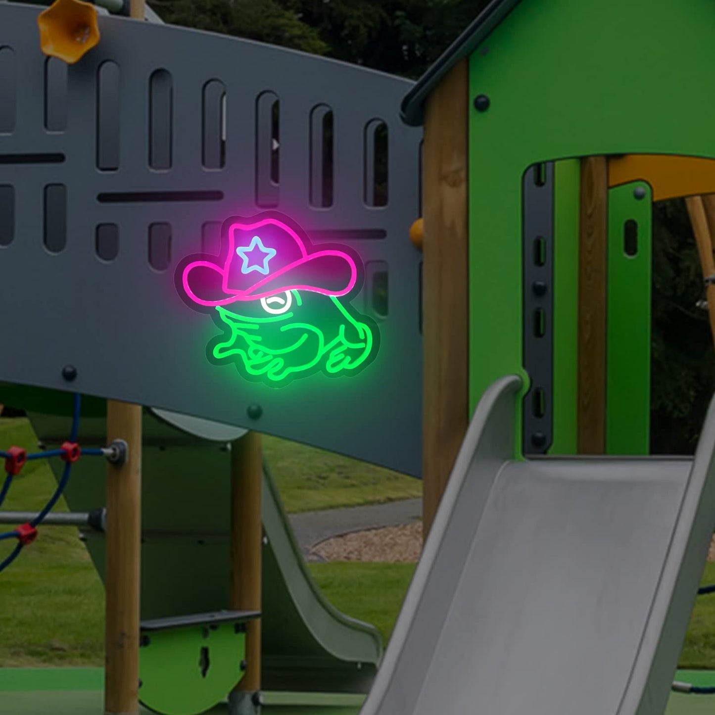 Moodlion Cowboy Hat Neon Signs For Wall Decor  Dimmable Frog Neon Art Sign Led Light Man Cave Cool Funny Bedroom Room Lights  Cute Neon Light Up Signs Frog Decorations Birthday Party Gifts