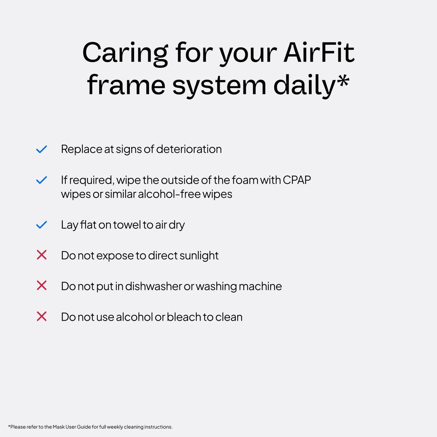 ResMed AirFit F30i Frame System - For Full-Face CPAP Mask Frame System - Replacement CPAP Accessories - Small - Without Headgear - Small-Wide Cushion