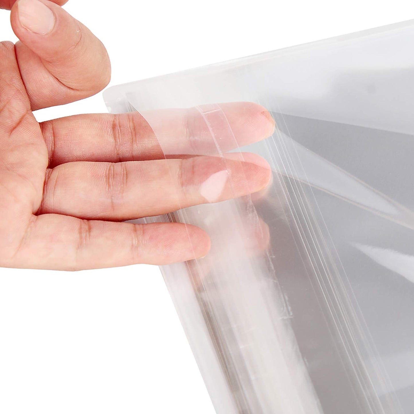 Falling in Art Acid Free 1.496mil (Single Side) Crystal Sealed Clear Bags for 11x14 Art Prints, Photos, 11 3/7 Inches by 14 3/8 Inches, 25-Pack