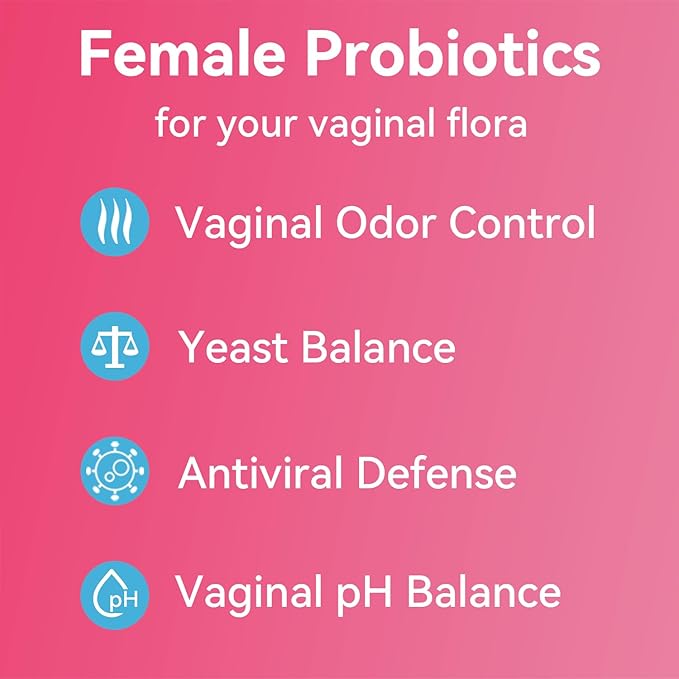 Gynable Vaginal Probiotics for Womem,Female Probiotic for pH Balance with Lactobacillus 5 Billion CFU Probiotics Blend,Selenium-Vitamin D3,Promote Healthy Vaginal Odor & Vaginal Flora,30 Count