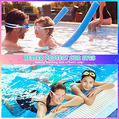 Macarrie 50 Pack Swim Goggles for Kids Bulk Child Swimming Goggles Gifts Anti-fog No Leaking Swim Glasses