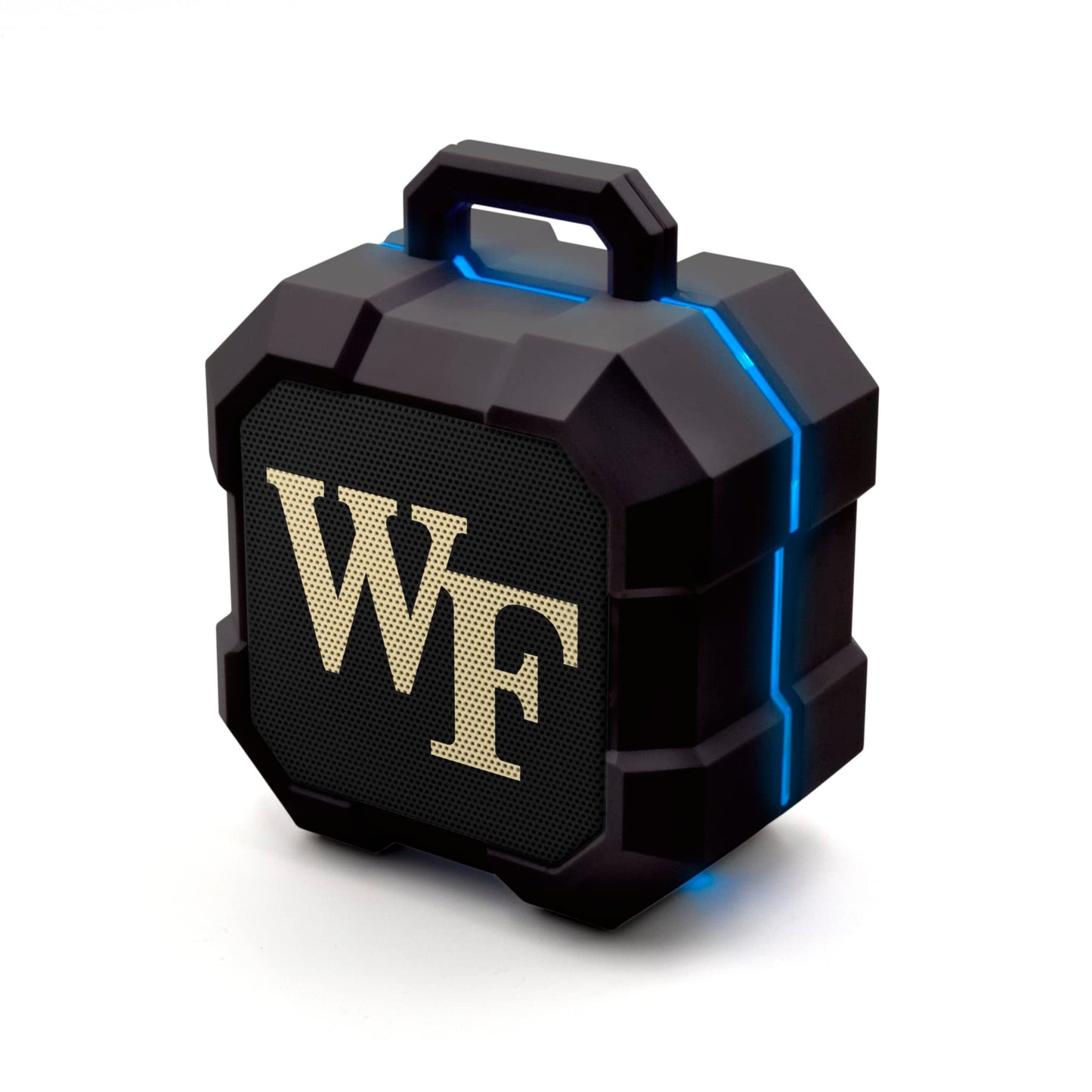 SOAR NCAA Shockbox LED Wireless Bluetooth Speaker, Wake Forest Demon Deacons