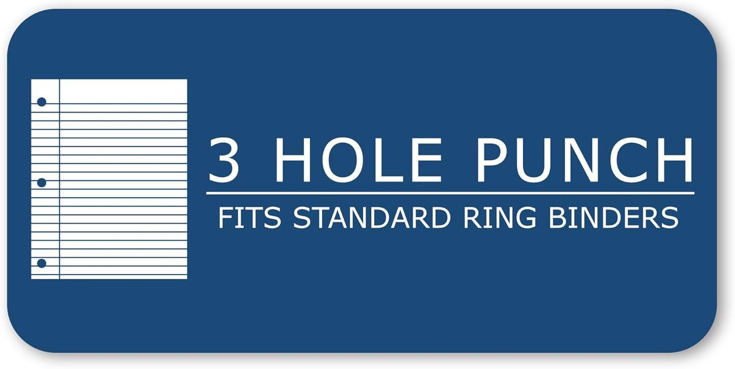 ROARING SPRING Engineering Pad, 8.5" x 11", 100 Sheets 15# Buff Paper, 5x5 Printed Back Enclosed Grid, Top Glued, 3-Hole Punched, Proudly Made in USA, Heavy Backing Board