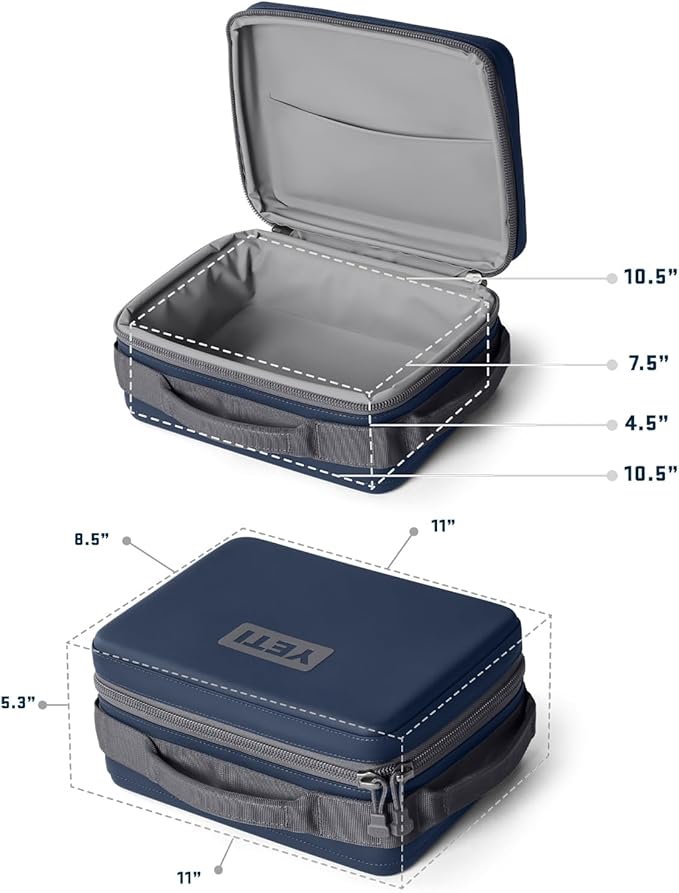 YETI Daytrip 5L Insulated Soft Cooler Lunch Box, Rescue Red