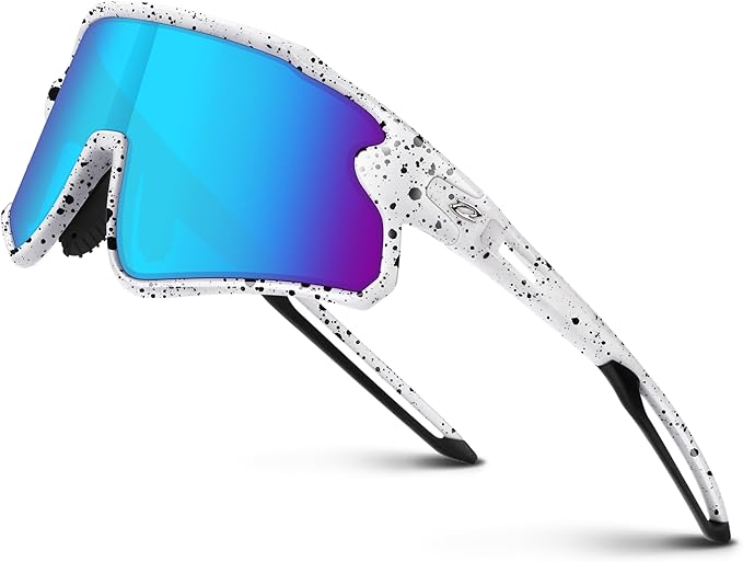 RIVBOS Youth Baseball Sunglasses for Kids(Boys&Girls) Polarized UV Protection Cycling Glasses RYS008