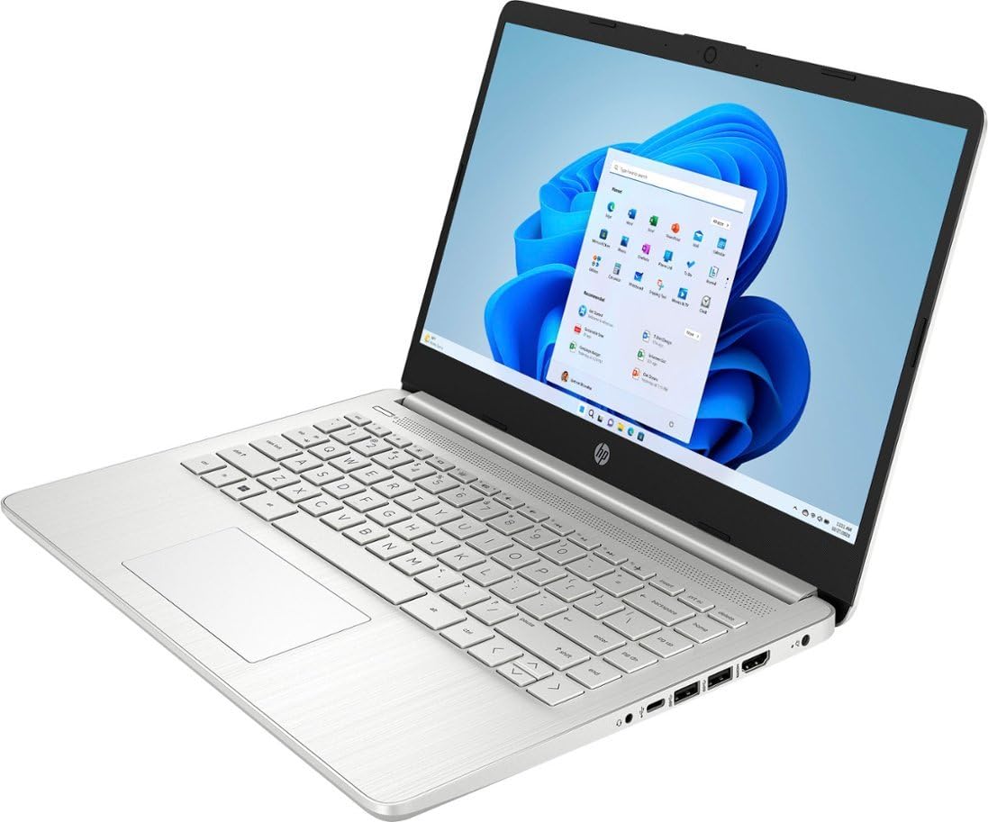Hp 14 Ultralight Laptop For Student And Business, Intel Core N4120 (4-Core), 8Gb Ram, 128Gb Storage, 1 Year Office 365, Win 11 S