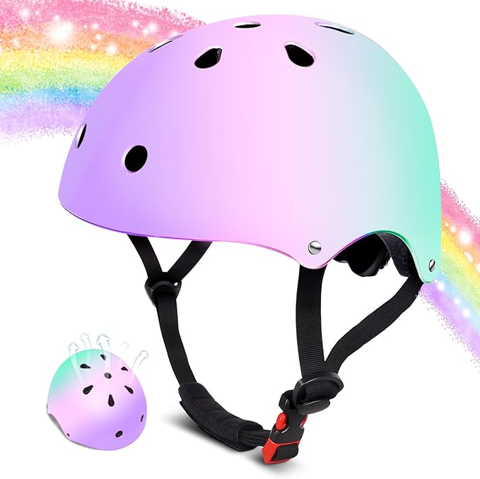 Kids Bike Helmet for 2-3-5-8-14 Ages Girls,Boys,Toddler,Kids and Youth, Ventilation and Impact Resistance Toddler Bike Hel...