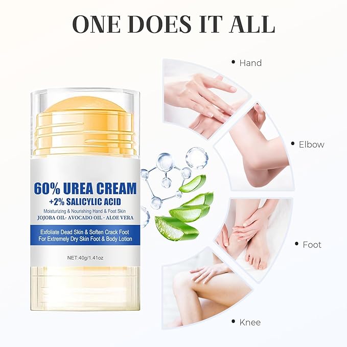 Hydrating and Anti-Cracking Foot Cream, 2025 Moisturising and Relieves Cracking and Dryness Foot Cream, Hand and Foot Repair Cream for Women & Men Callused, Feet, Knee, Elbow, Hand (Pink-2PCS, #01)