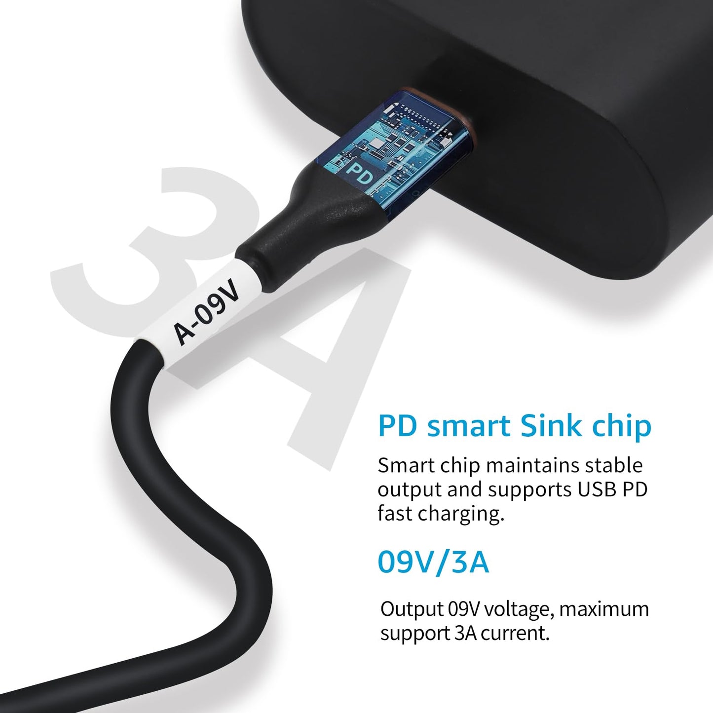Dsd Tech Magicconn Sh-Cp09A Usb Type C Pd To Dc Power Cable(55X25)-9V