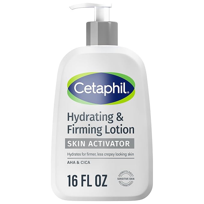 Cetaphil Skin Activator Hydrating & Firming Body Lotion 16oz, Mandelic Acid (AHA) and Centella Asiatica (CICA) Body Moistu...