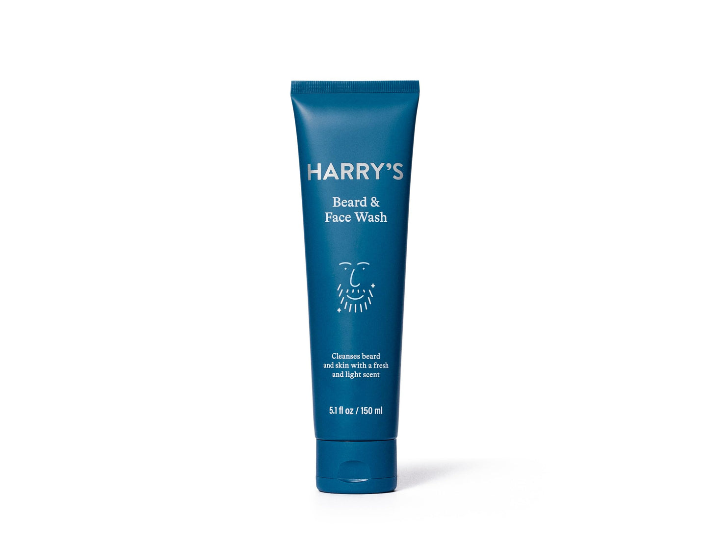 Harry's Beard and Face Wash with Willow Bark Extract, Non-drying Formula, 5.1 FL Oz