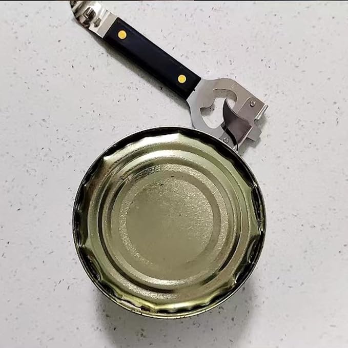 Bottle Opener - Manual Can Opener - Versatile 4-In-1 Can Opener for Kitchen Restaurants and Camping Trips (1)