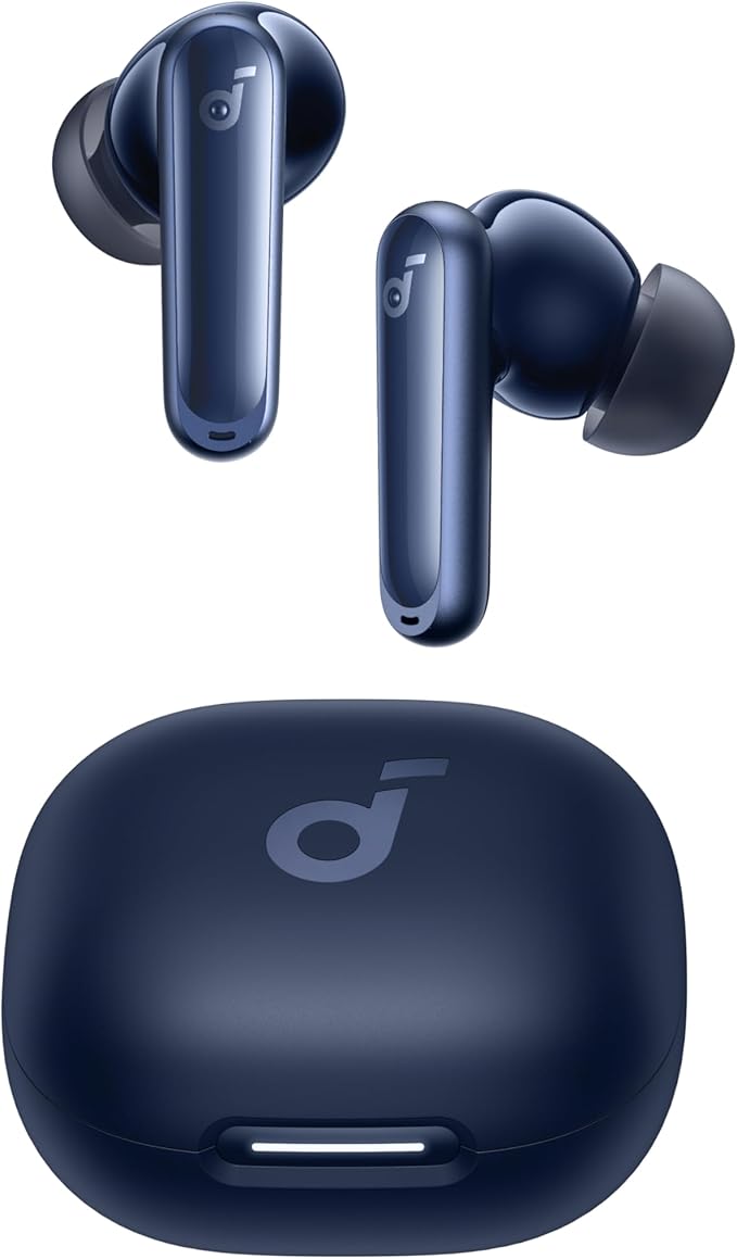 Soundcore P40i by Anker, Noise Cancelling Wireless Earbuds, Adaptive Noise Cancelling to Environments, Heavy Bass, 60H Pla...
