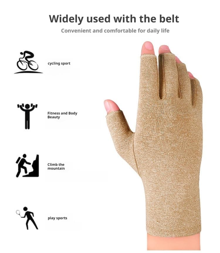 Fingerless Gloves For Women Men – Breathable Soft Half Finger Glove Spandex Blend Moisture Wicking for Sport