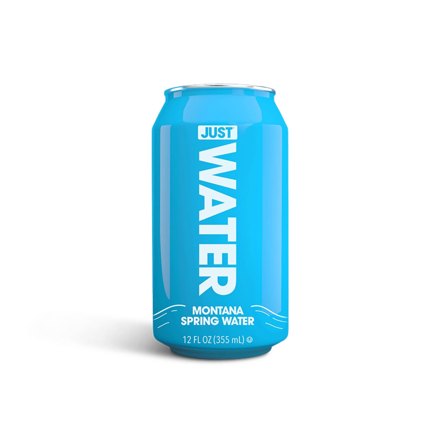 JUST Water Spring Water 24 Pack - Natural Still Water in Aluminum Cans 12 fl oz - Eco-Friendly Packaging - Sustainable Source -
