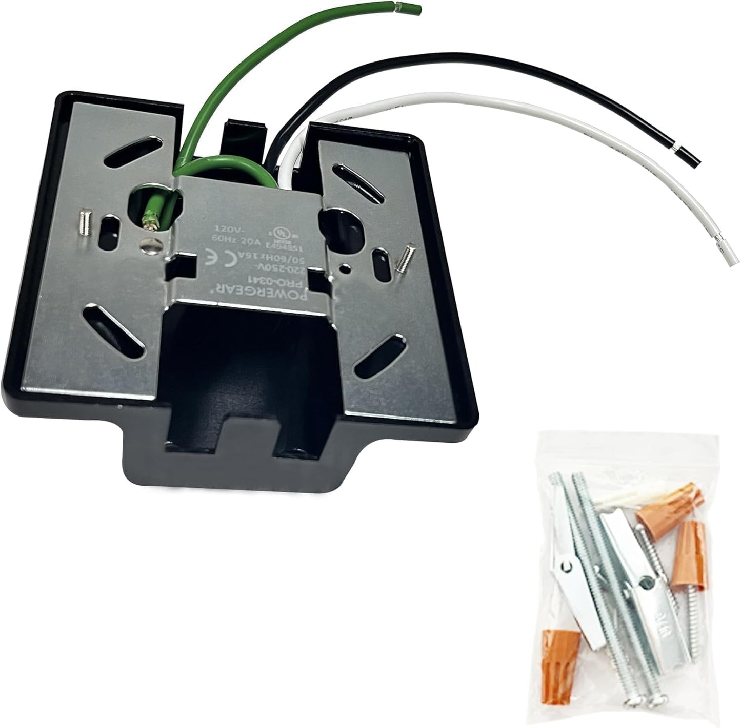 Yuemegou 4Pcs H Track Black Floating Canopy Connectors For Track Lighting Accessories H Track System  Energize The Rails
