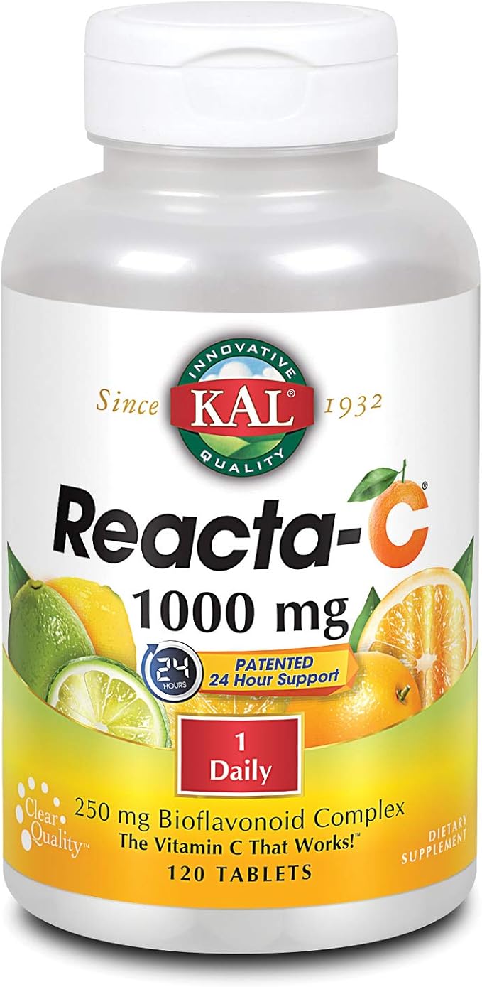 KAL Reacta-c with Bioflavonoids Tablets, 120 Count