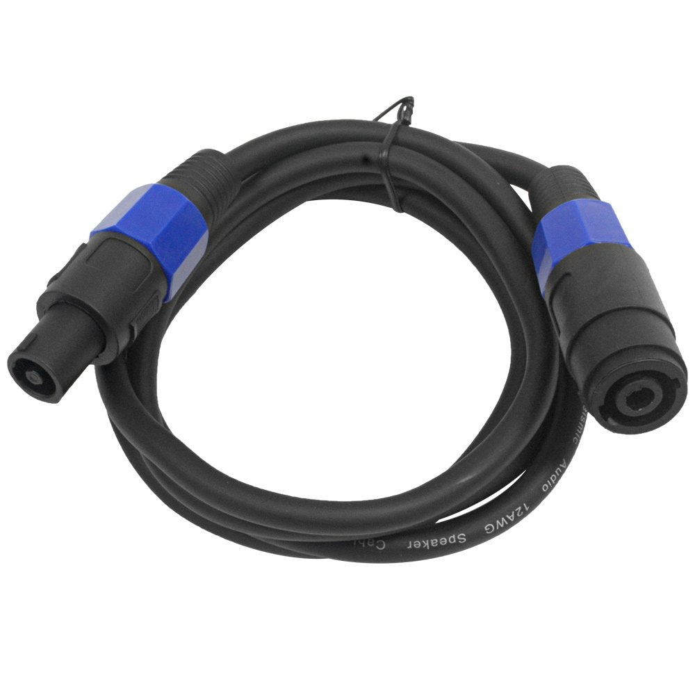 Seismic Audio - Spxc-6-2Pack - Pair Of 6 Foot Professional Speakon Extension Cables - Speakon Male To Speakon Female - 12Awg 2 C