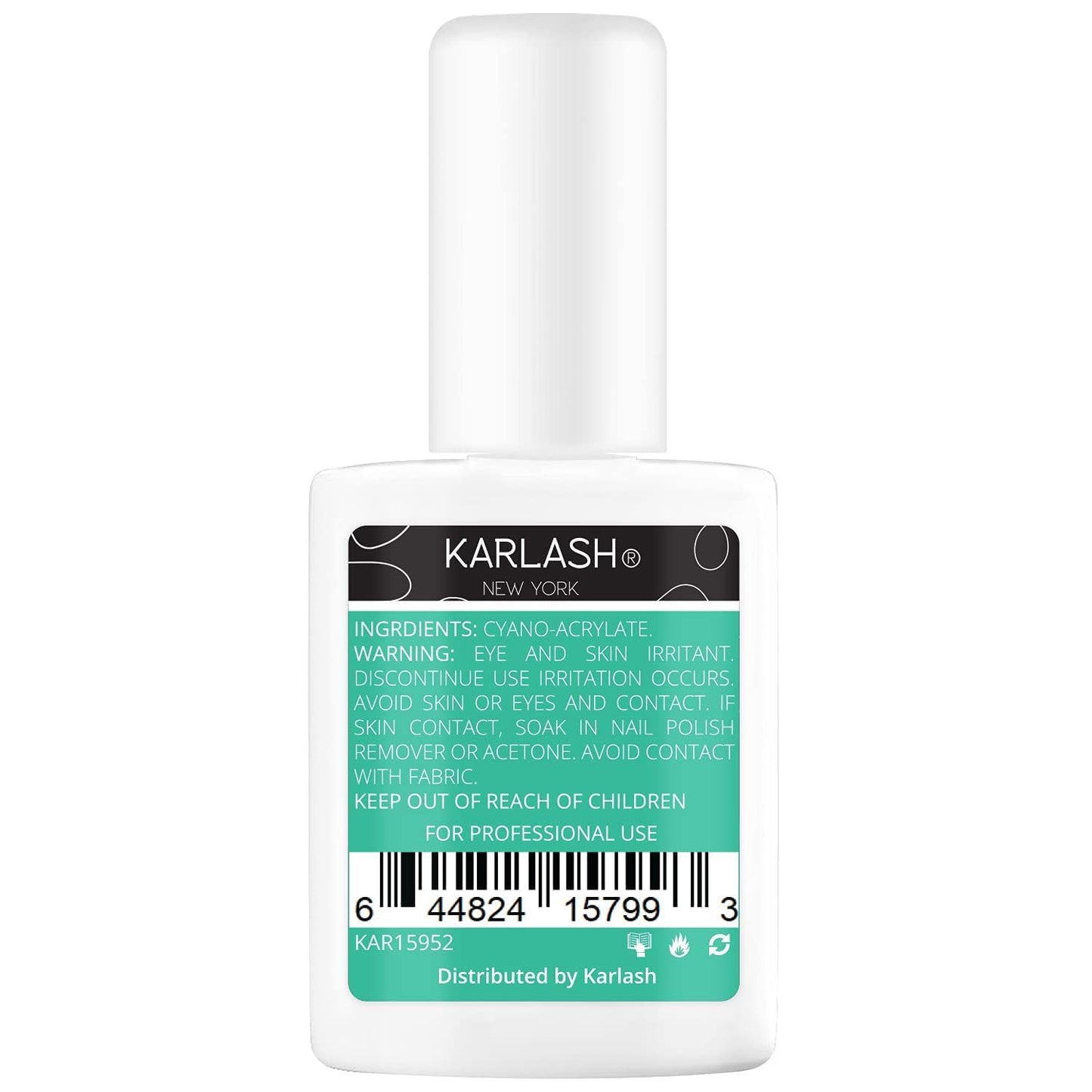 Karlash Super Strong Brush On Nail Glue for Acrylic Nails and Press on Nails Bonding Acrylic Nail Glue Adhesive, Perfect for Acr