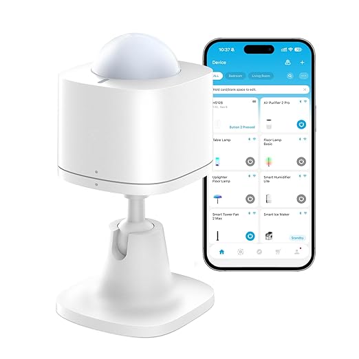GoveeLife Motion Sensor, Group Control Unlimited Devices, Wireless Mini Contact Sensor for Smart Home Automation, Battery ...