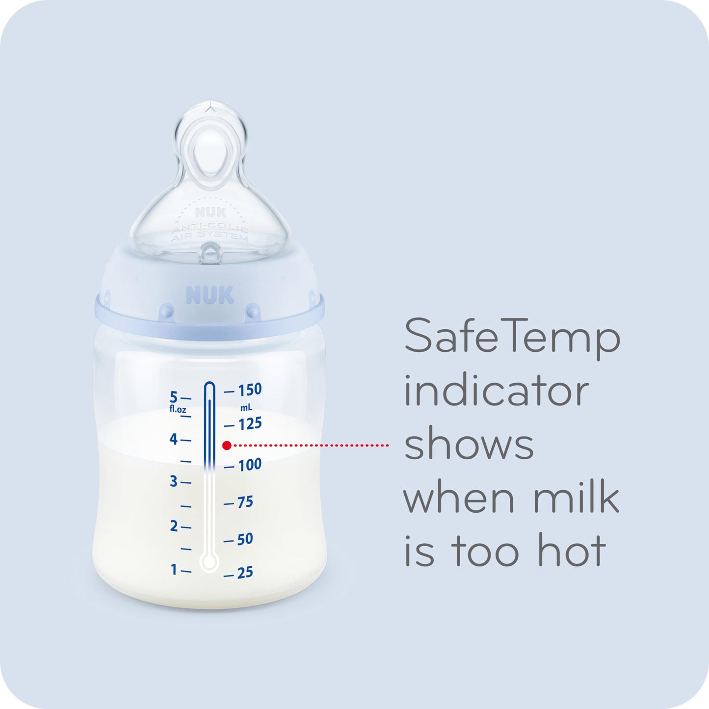 NUK Smooth Flow Anti Colic Baby Bottle