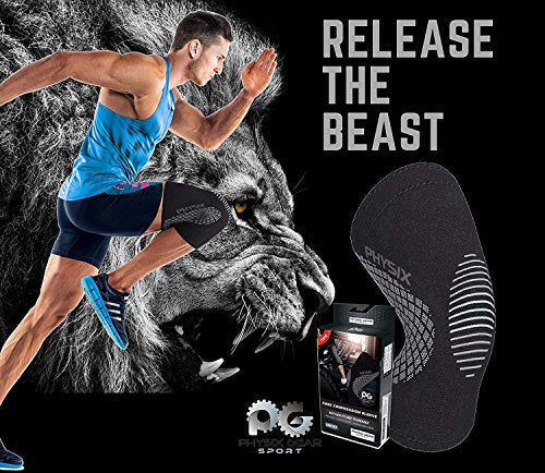 Physix Gear Knee Compression Sleeve for Men & Women - Best Compression Knee Brace for Walking, Running, Gym, Basketball, W...