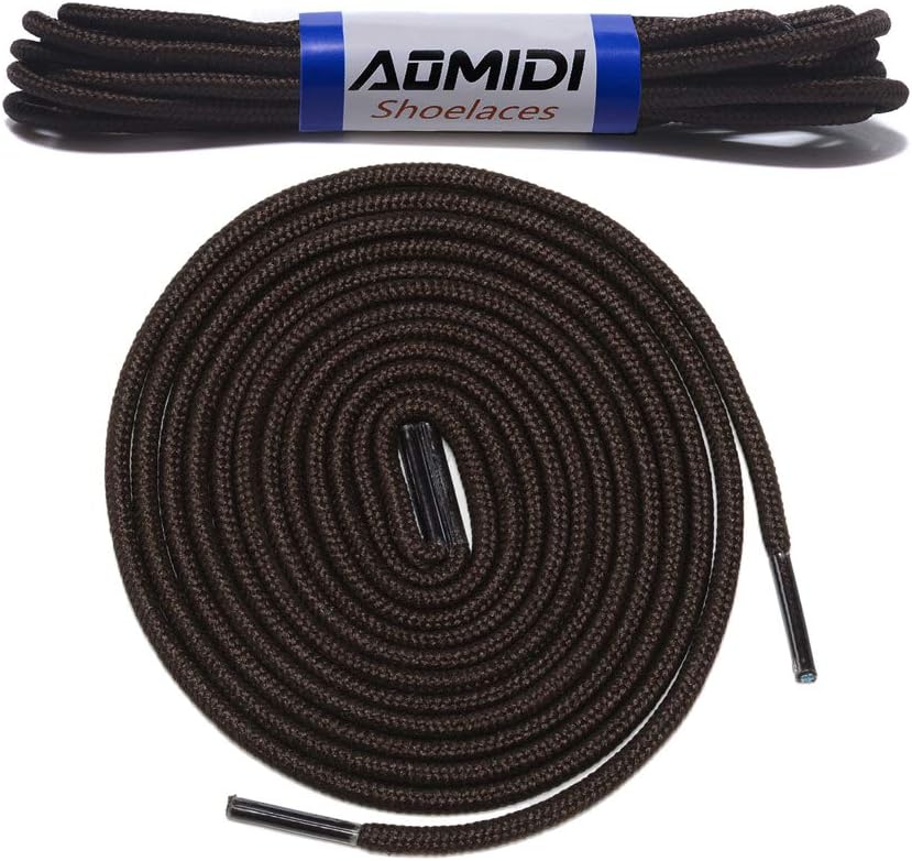 2 Pair Shoelaces Round Athletic Shoes Lace for Boot Laces Shoelaces and Multiple Shoe Types Replacements