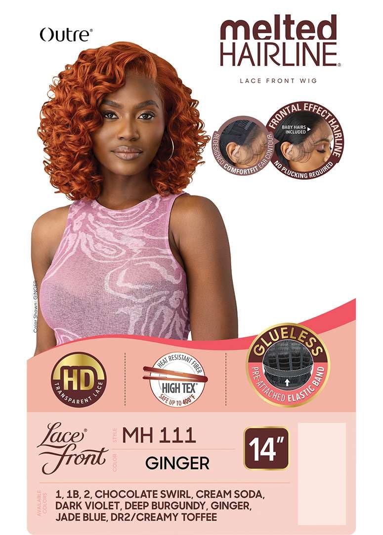 Outre Lace Front Wig - Melted Hairline - MH 111 (DARK VIOLET)