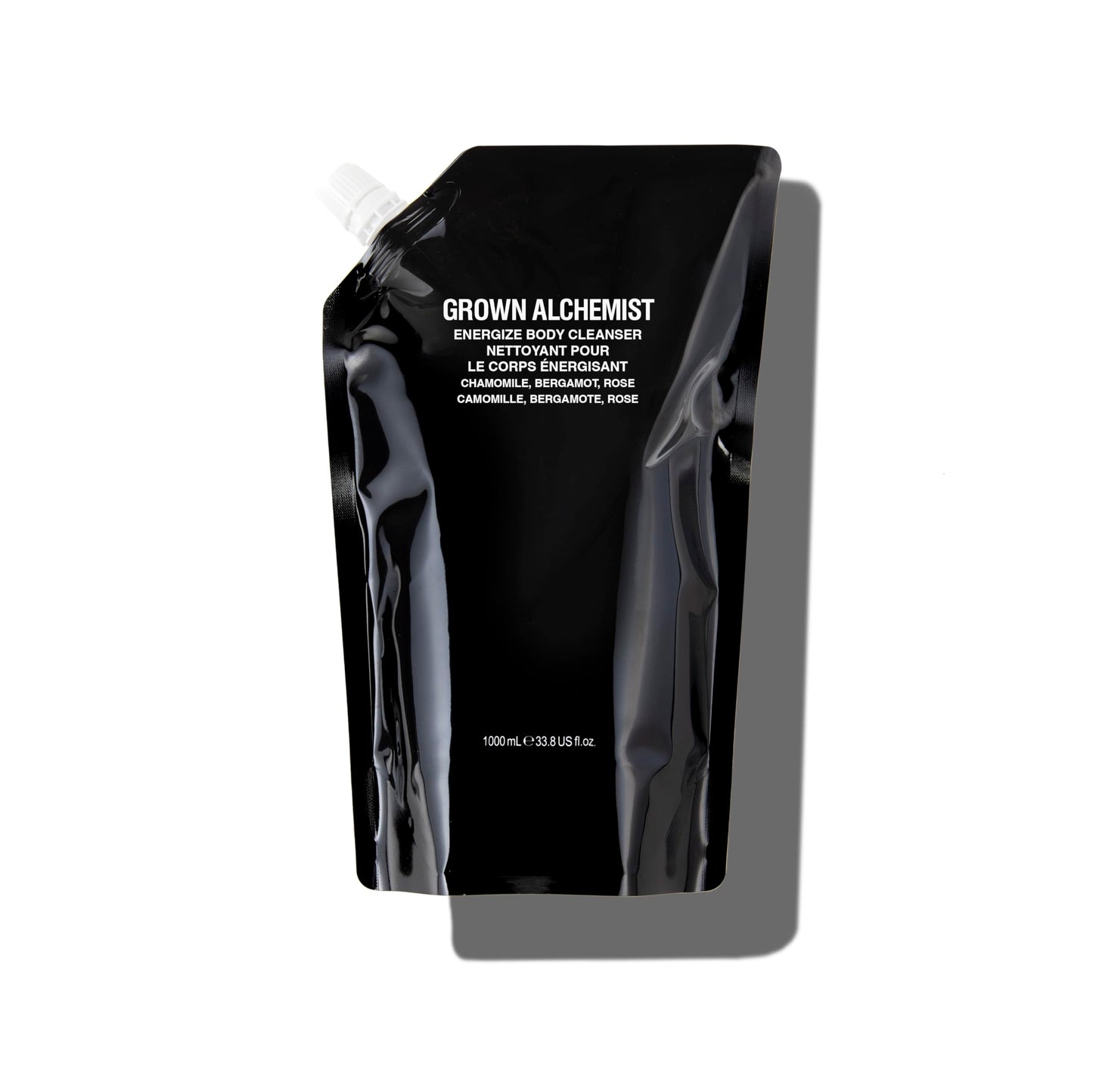 Grown Alchemist Energize Body Cleanser Refill Pouch. Chamomile, Bergamot & Rose Body Cleanser. Gentle Body Wash. Hydrates & Clea