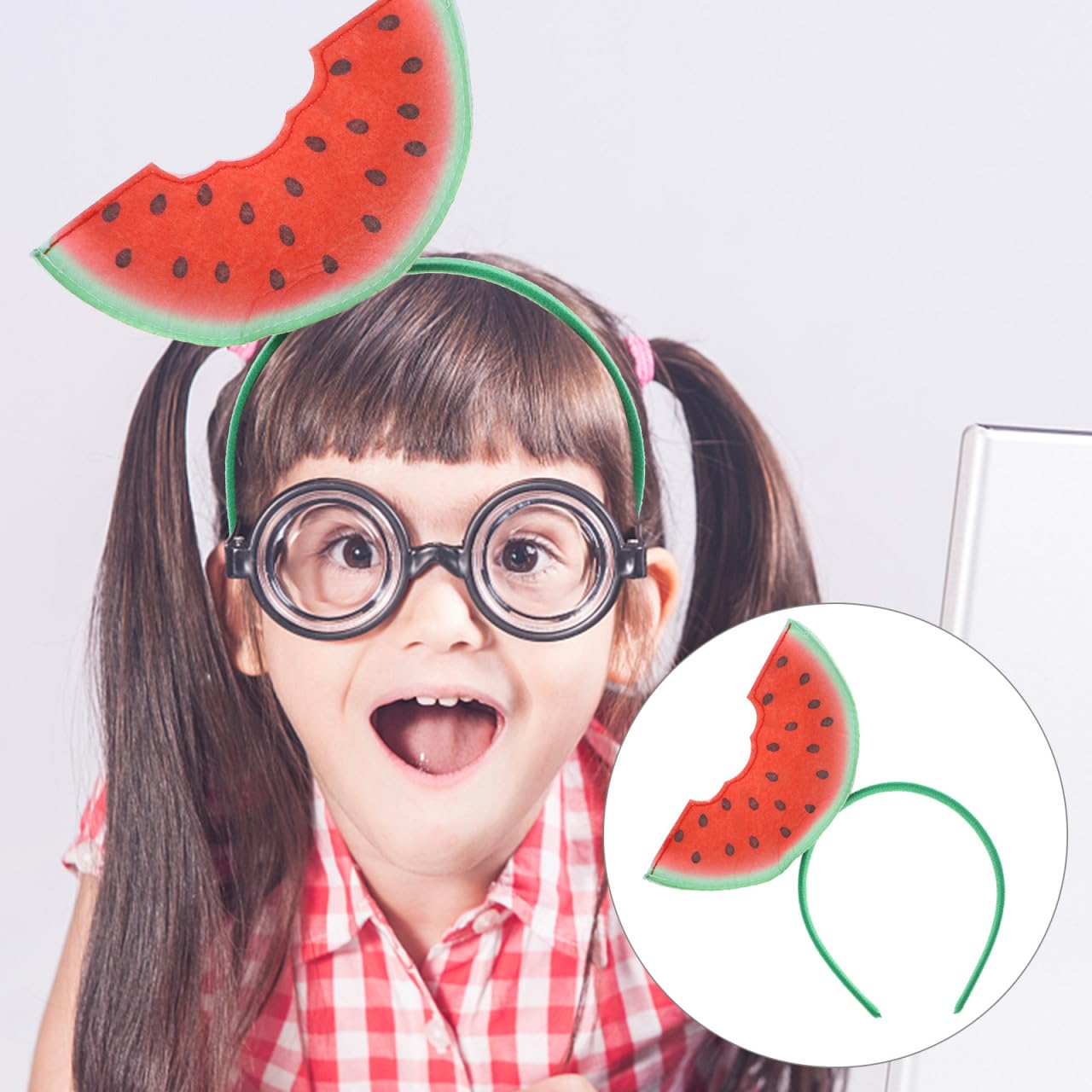 COHEALI Watermelon Headband Summer Head Bopper Tropical Fruit Headband Costume Hairband Hair Hoop Luau