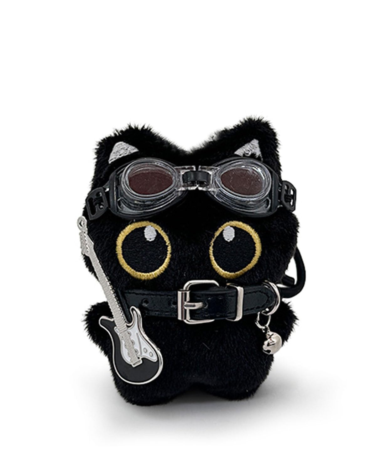 Cute Bag Charm Funny Furry Punk Cat Bag Charm,Kawaii Pendant Cat Plush Keychain Stress Relief Toy,Soft Stuffed Gift for Backpack,Purse,Birthday Christmas Valentine
