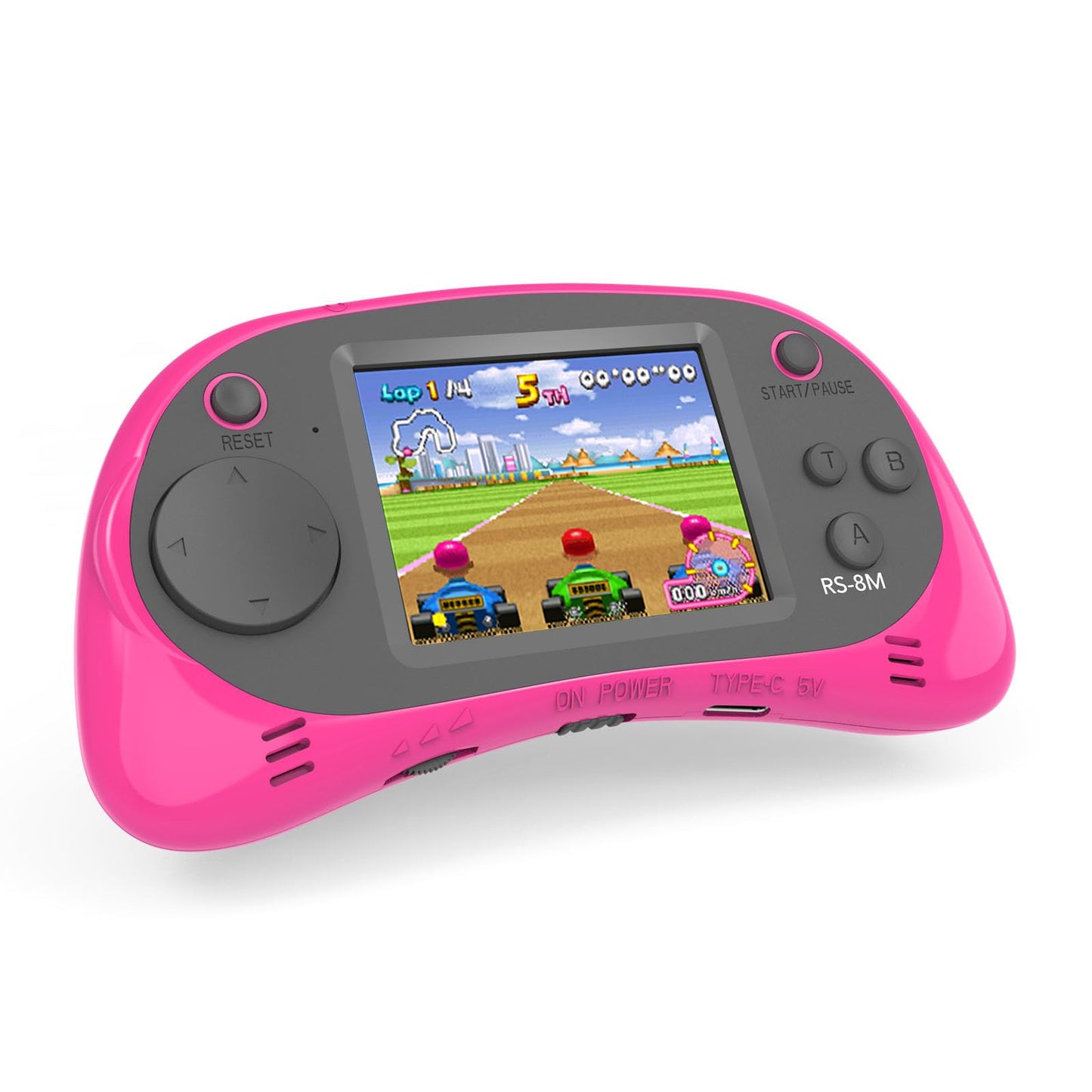 Kids Handheld Games 16 Bit Retro Video Game with 220 HD Electronic Games - 2.5'' LCD Portable Travel Games Gifts for Boys Girls Ages 4-12