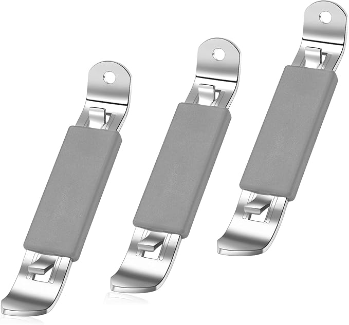 3 Pieces Magnetic Bottle Openers Can Opener Classic Beer Opener Stainless Steel Small Bottle Opener Can Tapper with Magnet for Camping and Traveling HANCELANT