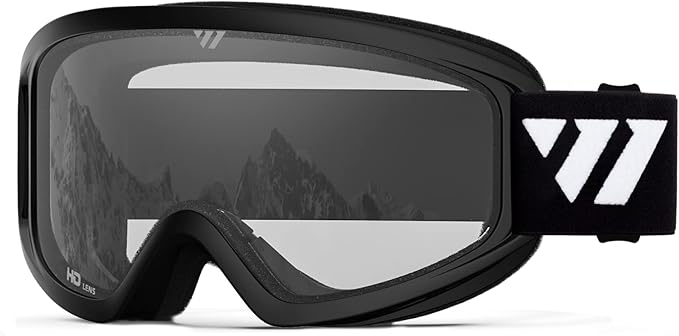WISTON Ski Goggles - OTG Snow/Snowboard Goggles for Men, Women & Youth - 100% UV Protection W1