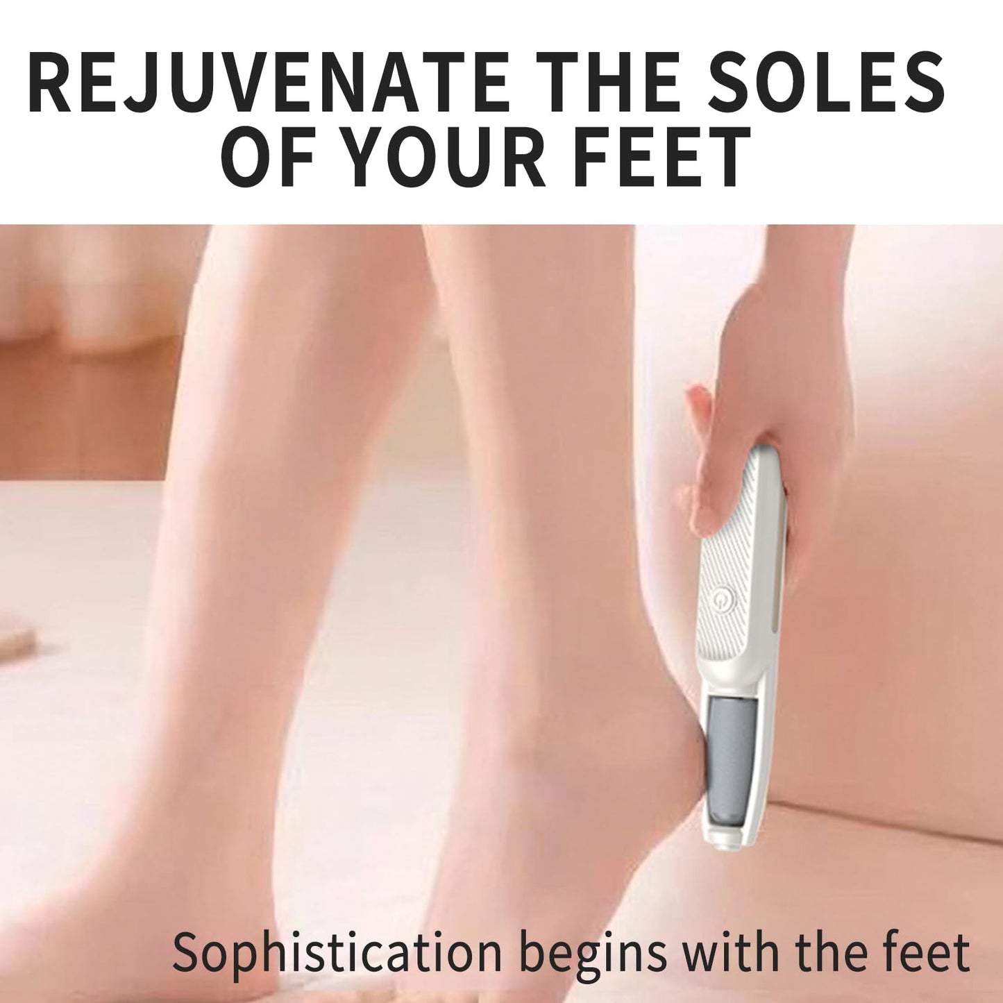 Electric Callus Remover for Feet Equipped with 2 Grinding Heads,Electric Foot Callus Remover for Dry/Dead/Cracked, Callus Remove